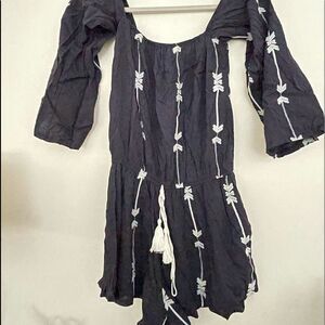 Exist Navy Blue Romper-Shorts Size Small‎